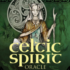 Celtic Spirit Oracle: Ancient Wisdom from the Elementals (36 Gilded-Edge Full-Color Cards and 112-Page Book)