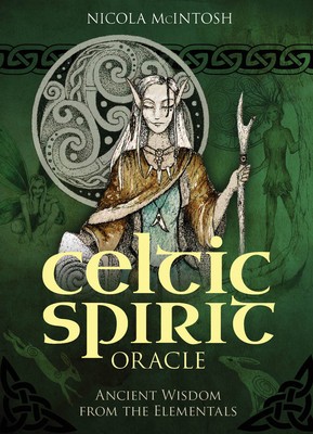 Celtic Spirit Oracle: Ancient Wisdom from the Elementals (36 Gilded-Edge Full-Color Cards and 112-Page Book) foto