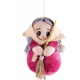 Figurina Vrajitoare Halloween Befana textil multicolor cm 12 x 10 x 18 H
