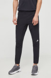 Adidas Performance pantaloni de antrenament D4T culoarea negru, uni IK9724