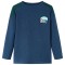 Bluzon pentru copii striat, bleumarin, 128 13472