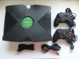 Consola RETRO Gaming Original Xbox Classic (Clasic) + 2 manete pentru colectionari, Microsoft
