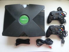 Consola RETRO Gaming Original Xbox Classic (Clasic) + 2 manete pentru colectionari