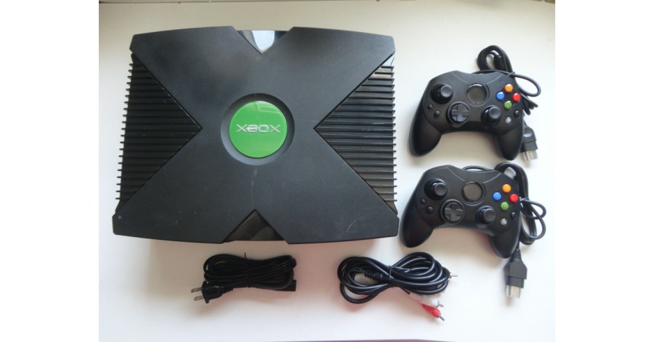 Consola RETRO Gaming Original Xbox Classic (Clasic) + 2 manete pentru ...
