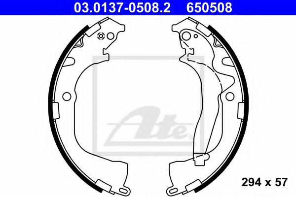 Set saboti frana VW AMAROK (2H, S1B) (2010 - 2016) ATE 03.0137-0508.2