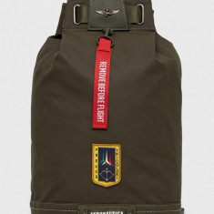 Aeronautica Militare rucsac barbati, culoarea verde, mare, cu imprimeu