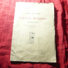 E.Boutroux - Esenta Religiei - Dumnezeu -Religia si Stiinta - Ed.1924 ,32pag