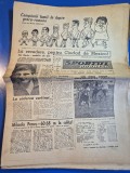 ziarul sportul popular 4 septembrie 1967 - universitatea craiova liderul campionatului la fotbal,ion beciu medalie de aur