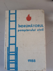 Indrumatorul pompierului civil - 1988 foto