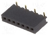Conector 7 pini, seria {{Serie conector}}, pas pini 1.27mm, CONNFLY - DS1065-02-1*7S8BS1 foto