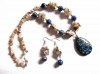 Set regalit cu agate botswana 41050, Set bijuterii handmade