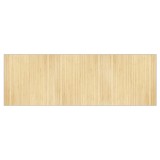Cumpara ieftin Covor dreptunghiular, natural deschis, 100x300 cm, bambus