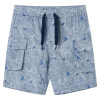 Pantaloni scurti pentru copii cu snur, albastru &icirc;nchis, 116 GartenMobel Dekor, vidaXL