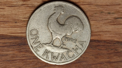 Malawi - moneda de colectie exotica -1 kwacha 1992 - unic an de batere foto