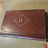 MIHAI EMINESCU - POEZII , an 1903 , editia a noua , cu DEDICATIE OLOGRAFA a lui GHEORGHE EMINESCU ( ultimul nepot al lui Eminescu ) catre V. Vaida