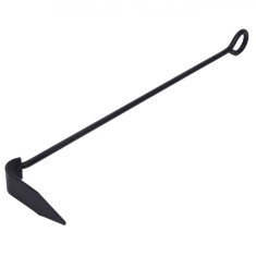 Accesoriu șemineu, Vatrai Metalic, Negru, Lungime 53.5 cm