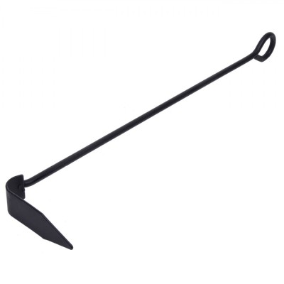 Accesoriu șemineu, Vatrai Metalic, Negru, Lungime 53.5 cm foto
