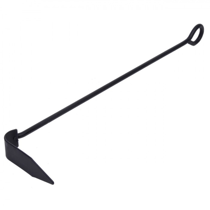 Accesoriu șemineu, Vatrai Metalic, Negru, Lungime 53.5 cm