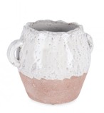 Cumpara ieftin Ghiveci flori teracota natur alb Orfeo 22x16x17 cm