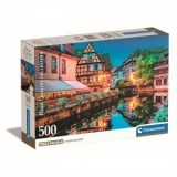 Puzzle Clementoni Strasbourg: Orasul Vechi 500 piese
