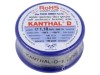 Fir rezistență KANTHAL 1,42&Omega;/m 1,1mm 14,5m 1300&deg;C
