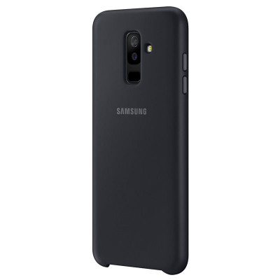 Husa plastic Samsung Galaxy A6+ (2018) A605 Dual Layer EF-PA605CBEGWW foto