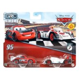 Set masinute Disney Cars 3, GRC Lightning McQueen si Shu Todoroki, 1:55, HTX12
