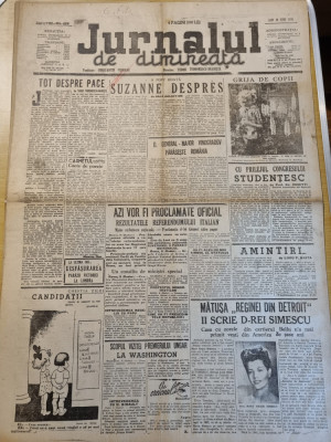 jurnalul de dimineata 10 iunie 1946-parada victoriei la londra churchill aclamat foto