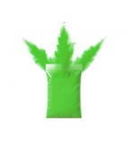 Pudra Holi PPI pentru petreceri, Non-toxic, 70 g-Culoare Verde
