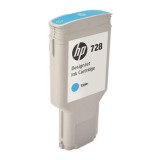 HP original ink F9K17A, HP 728, cyan, 300ml