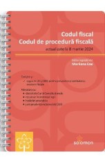 Codul fiscal si Codul de procedura fiscala Act. 8 martie 2024