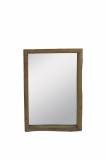 Oglinda perete lemn maro 60 x 90 cm