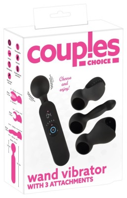 Aparat masaj Wand Vibrator with 3 Attachments foto