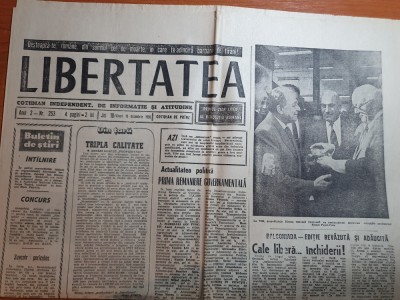 ziarul libertatea 18-19 octombrie 1990-art despre formatia phoenix foto