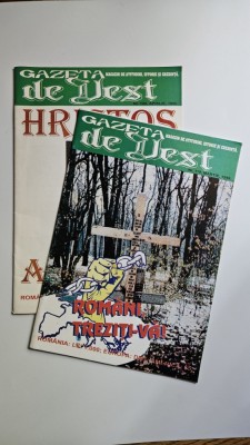 2 numere Gazeta de Vest, martie-aprilie 1996, Timisoara foto
