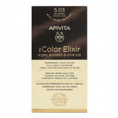 Vopsea de par My Color Elixir, Light Brown Natural Gold N5.03, 155 ml, Apivita