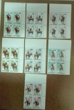 TIMBRE ROMANIA MNH LP1370/1995 JUNII BRASOVULUI BLOC DE 4 TIMBRE