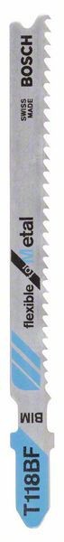 Bosch Set 5 panze ferastrau vertical T 118 BF Flexible for Metal, 92mm ProAdvanced PowerfulTools