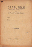 HST C2043 Statutele Societății cooperative pentru exploatare de păduri 1919