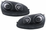 Faruri VW Golf 5 V Mk5 (2003-2007) Jetta (2005-2010) RHD GTI R32 Design Black Performance AutoTuning