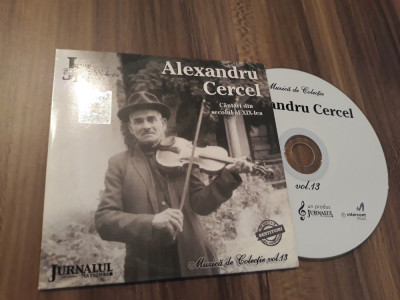 CD ALEXANDRU CERCEL RARITATE!!!!!ORIGINAL MUZICA DE COLECTIE JURNALUL foto