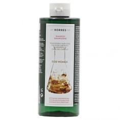 Șampon Korres cu cistină și glicoproteine &icirc;mpotriva căderii părului pentru femei 400 ml