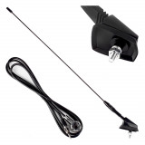 Antena auto AM/FM 41 cm cu adaptor 5 mm ANT01 AMiO, universala pentru multe modele auto, montaj pe baza antena de plafon cu filet