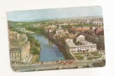 RF180 - Carte Postala - Oradea. Pe malul Crisului, circulata 1965