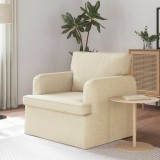 vidaXL Canapea 60cm Crem Metal 42024481