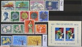 ELVETIA 1962, An complet, serii MNH