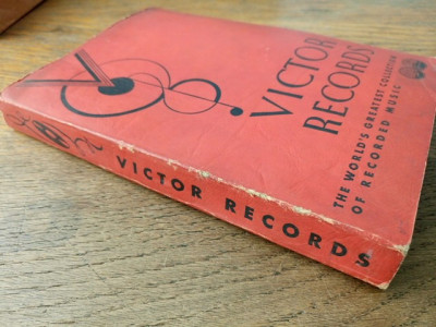 George Enescu- Victor Records 1922/ CATALOG PLACI GRAMOFON, CCA 1920-1930 foto