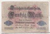 bnk bn Germania 50 marci 1914 K49b - circulata