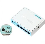 Cumpara ieftin Router hEX, 5 x Gigabit, RouterOS L4 - Mikrotik RB750Gr3