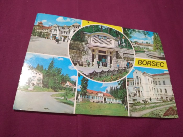 CARTE POSTALA BORSEC CIRCULATA